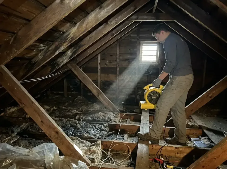 attic-water-damage-drying-proc-007 — frequently asked questions, Emergency Water Extraction & 24/7 Flood Response in Lampasa…